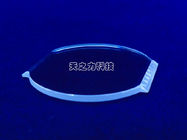 Circular Plane Sapphire Crystal Lens Cover , High Precision Laser Cut Sapphire Optical Window